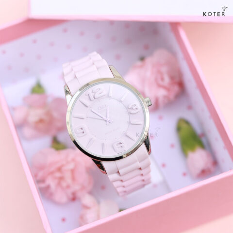 مجموعه ساعت مچی کیو اند کیو مدل lilac