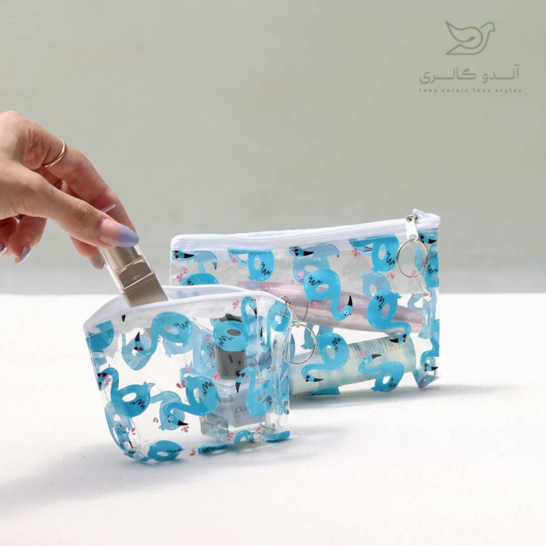 کیف طلقی آرایشی دو تیکه فلامینگو - Image 4