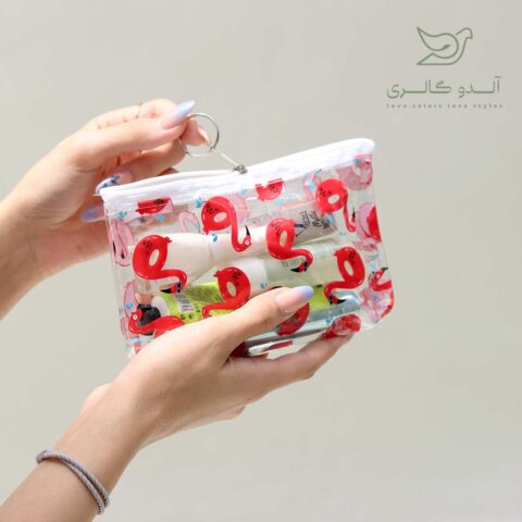 کیف طلقی آرایشی فلامینگو