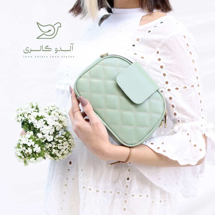 کیف دخترانه دوشی سبز