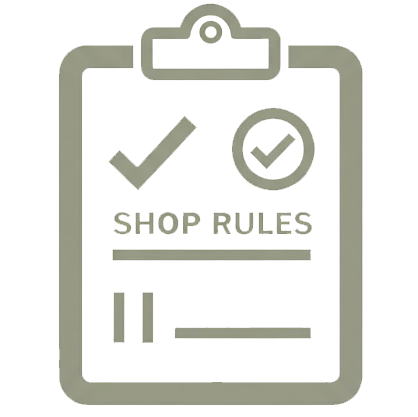 قوانین فروشگاه